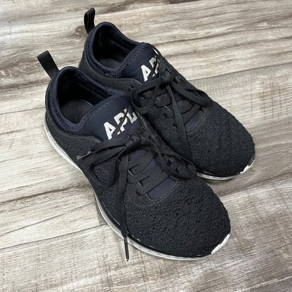 APL Athletic Techloom Phantom W Lace Up Runnings Shoes B/W Women’s Size 5.5 - Picture 4 of 12